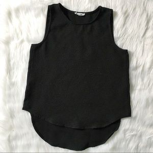 Love Culture Textured High Low Hem Tank Top